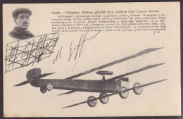 CPA Aviation Autographe Signature Aviateur Avion Non Circulé GOFFIN - Aviators & Astronauts