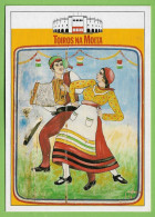 Moita - Praça De Touros - Roros - Corrida - Tourada - Ilustração - Ilustrador - Costumes Portugueses - Portugal - Setúbal