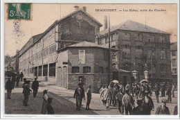 BEAUCOURT : Les Usines, Sortie Des Ouvriers - Très Bon état - Beaucourt