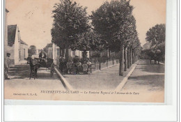 VILLENEUVE LA GUYARD -  La Fontaine Regnoul Et L'avenue De La Gare - Très Bon état - Villeneuve-la-Guyard