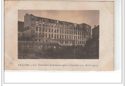 OULLINS - Les Tanneries Lyonnaises Après L'incendie 1911 - Très Bon état - Oullins