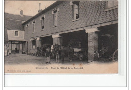 ERMENONVILLE - Cour De L'Hôtel De La Croix D'Or - Très Bon état - Ermenonville