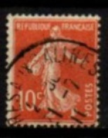 FRANCE    -   1907 .   Y&T N° 138 Oblitéré  .cédille  Empatée - Used Stamps