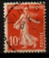 FRANCE    -   1907 .   Y&T N° 138 Oblitéré  . 2°signature Illisible - Used Stamps