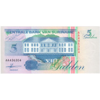 Suriname, 5 Gulden, 1991-07-09, NEUF - Suriname