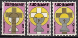 Suriname 1988 Mi 1261-1263 MNH  (ZS3 SRN1261-1263) - Pâques
