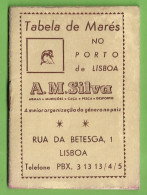 Lisboa - Calendário De 1961 De A. M. Silva - Portugal - Grossformat : 1961-70