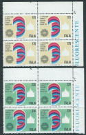 Italia 1979; Esposizione Mondiale Di Macchine Utensili. Serie Completa D' Angolo FLUORESCENTE. - 1971-80: Mint/hinged