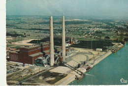 AA+ 93-(78) PORCHEVILLE - VUE AERIENNE - LA CENTRALE THERMIQUE - Industrie