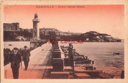 CPA MARSEILLE - PHARE SAINTE MARIE - Joliette, Port Area