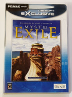 Myst III EXILE-4 Disc-(Like NEW)-Ubi Soft Myst 3-PC/MAC CD ROM-Game-2002 - Jeux PC