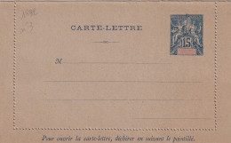 Diego Suarez Et Dependances Colonies Entier Francaise Postes 15 C. Carte - Lettre - Covers & Documents