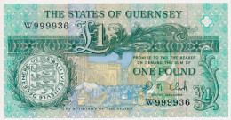 GUERNSEY 1 POUND P-52c Market Square - Royal Court (St. Peter Port), Daniel De Lisle Brock 1991 - 2016 UNC - Guernesey