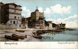 Sassnitz Auf Rügen - Strand Mit Musikpavillon - Sassnitz