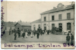 - APT - ( Vaucluse ), Sortie  De La Gare, Attelage, Tramway, Animation, édit A Suau, écrite,1912, TTBE, Scans. . - Apt