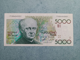 Belgium # P145#Banque Nationale 5000 Francs Uncirculated EPQ - 5000 Francs