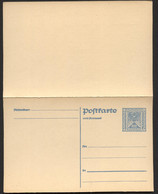 Postkarte Mit Antwort P263 Postfrisch Feinst 1923 Kat.20,00 € - Briefkaarten