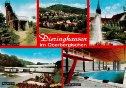 73942426 Dieringhausen Merhardtturm Panorama Brunnen Aggerbad Innenansicht - Gummersbach