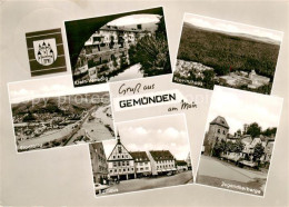 73862694 Gemuenden  Main Klein Venedig Provinzhaus Stadtbild Rathaus Jugendherbe - Gemünden