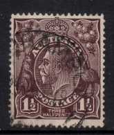 AUSTRALIA 1918-23  1.1/2d BLACK - BROWN  KGV STAMP PERF.14 1st. WMK SG.58 VFU. - Used Stamps