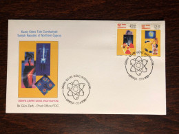 CYPRUS TURKISH FDC COVER 2001 YEAR RADIOLOGY X-RAY HEALTH MEDICINE STAMPS - Briefe U. Dokumente