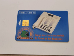 Ivory Coast-CI-CIT-0019)-telephone Nous-(34)-(20units)-(000190476)-(tirage-150.000)-used Card+1card Prepiad Free - Côte D'Ivoire