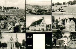 73644171 St Alban Ammersee Segeln Dampfersteg Herrnstrasse Rathaus Pfarrkirche T - Diessen