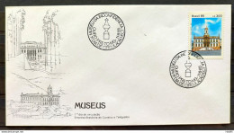 Brazil Envelope FDC 371 1985 Museums Ouro Preto CBC MG 01 - FDC