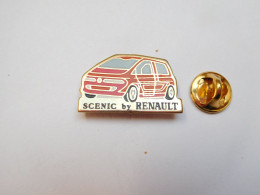 Beau Pin's , Auto Renault , Scénic By Renault , Rouge , Non Signé - Renault