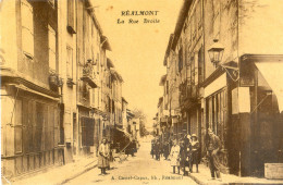 81 - Réalmont - La Rue Droite - Realmont