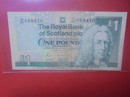 ECOSSE 1 POUND 1989 Circuler (B.33) - 1 Pond