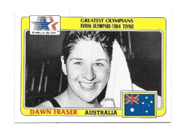 DE62 - CARTE GREATEST OLYMPIANS - DAWN FRASER - Zwemmen