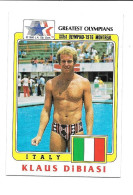 DE60 - CARTE GREATEST OLYMPIANS - KLAUS DIBIASI - Natation