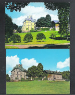 CINEY - CHATEAU ST. ROCH - 2 POSTKAARTEN (14.392) - Ciney