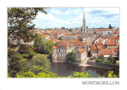 MONTMORILLON Le Vieux Palais Et L'église Saint Martial   6 (scan Recto Verso)MF2726TER - Montmorillon