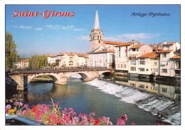 SAINT GIRONS église Et Pont Sur Le Salat  4 (scan Recto Verso)MF2732TER - Saint Girons