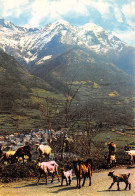 AULUS LES BAINS  Vue Générale Et Montagne Des Eidelweiss 12 (scan Recto Verso)MF2732TER - Saint Girons