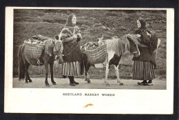 ROYAUME UNIS - ECOSSE - Shetland Market Women - Publicité Haydock Coals - Shetland