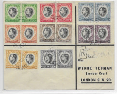 South West Africa 1937, Philatelic Cover With Entire Set (SN 2949) - África Del Sudoeste (1923-1990)