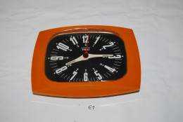 E1 Ancienne Horloge INPROCO Kwartz - Vintage - Orange - Horloges