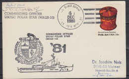 USA USCGC Polar Star  Operation Deep-Freeze  Signature  Ca Polar Star 6 DEC 1980 (59734) - Poolshepen & Ijsbrekers