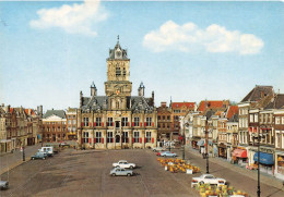 PAYS-BAS - Delft - Markt Met Standhuis - Vue Sur Une Place - Voiture - Vue Générale - Carte Postale - Delft