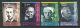 POLAND MNH ** 4122-4125 Musique Musicien Mieczyslaw Karlowicz Witold Lutoslawski Wojciech Kilar Henryk Mikolaj Gorecki - Neufs