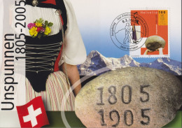 2005 Schweiz Karte  Zum:CH 1157, Mi:CH 1917, Unspunnen - Covers & Documents