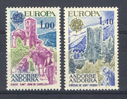 Andorra -Franc 1977 Europa. Y=261-62 E=282-83 - 1977