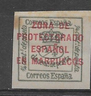 Marruecos. 1916-20, Sellos Sobrecargados  Ed 57 (*) - Maroc Espagnol