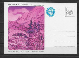 Andorra - Targeta Postal - Episcopale Vignetten