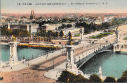 75 Paris Le Pont Alexandre-III - Le Anse Della Senna