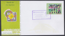 Bangladesh 2010 FDC Jamboree, Scout, Scouting, Scouts, Children, Child, First Day Cover - Bangladesch