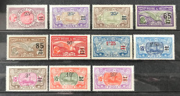 Lot De 11 Timbres Neufs* Saint Pierre Et Miquelon 1924/1927 - Unused Stamps
